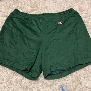 Champion green shorts